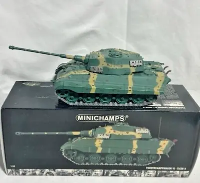 Minichamps Panzerkampfwagen VI Tiger II 1/35 Scale Tank • $249.99