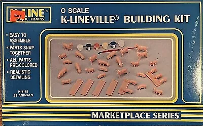 K-Lineville Building Kit K-4175 Farm Animals 23 Animal Figures O Scale • $20.68