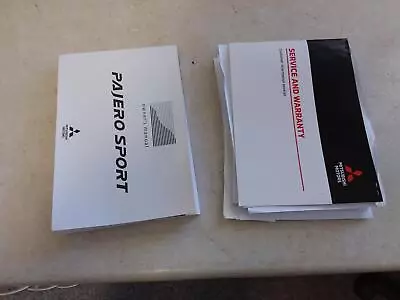 Mitsubishi Pajero Owners Handbook Qe Pajero Sport 10/15-  • $65