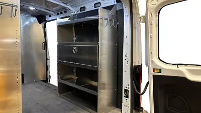 Aluminum Van Shelving With Door Ford Transit Sprinter Dodge ProMaster 59 Tall • $819.95