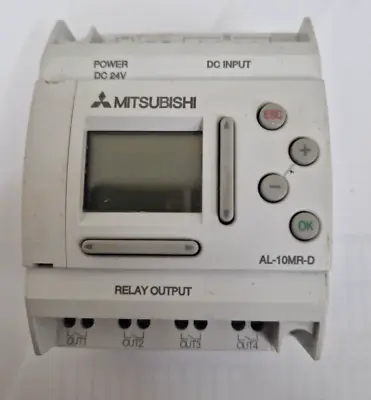 Mitsubishi LOGO PLC Programmable Controller AL-10MR-D Tested • £79.99