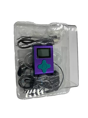 Eclipse Fit Clip 4GB MP3 Player Brand New Sealed - Purple/Teal • $36.25