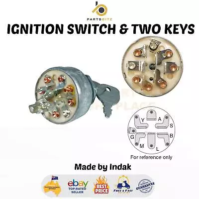 $34.89 • Buy Ignition Switch Keys For Husqvarna , Murray , Briggs & Stratton Ride On Mower