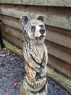 Chainsaw Carved  Bear • £150