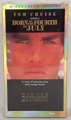 NIP Born On The Fourth Of July Tom Cruise VHS Movie Video Cassette Tape Sealed • $9.99