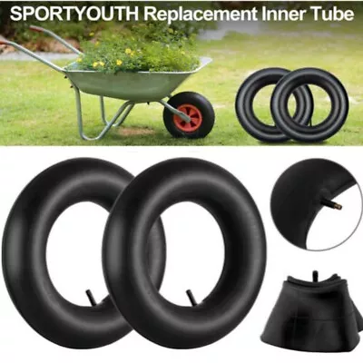 2pcs 4.80/4.00-8 Pneumatic Inner Tube For 16  Wheel Straight Valve Wheelbarrow • $15.67