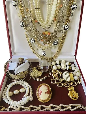 Vintage Estate Costume Jewelry Lot! MONET TRIFARI And More! • $49.99