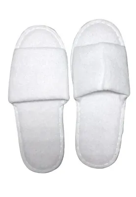 Mens Towel City Classic Terry Slippers Open-Toe Size 4-11 • £6.50