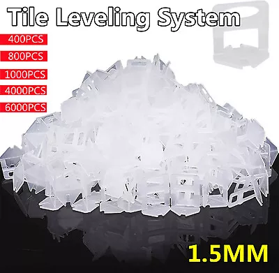 UP 8000 Tile Leveling System Clips Levelling Spacer Tiling Tool Floor Wall 1.5mm • $16.89