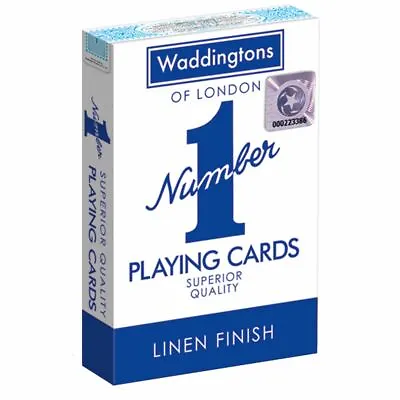 Classic Blue Waddingtons Number 1 Playing Cards • £2.99