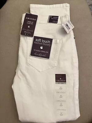 GLORIA VANDERBILT Amanda Petite Short Length Jeans Women's 6PS Vintage White~ • $15