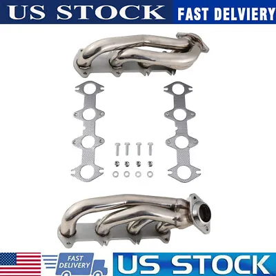 For 2004-2010 Ford F150 5.4L V8 Stainless Steel Exhaust Shorty Tube Headers US • $164