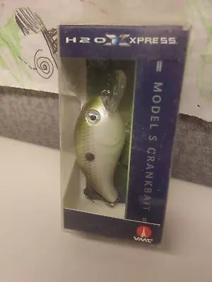 H2O Xpress VMC Fishing Lure  Model S Crankbait Green Medium New • $8.88