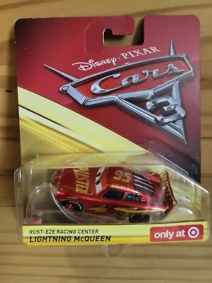 Mattel-Disney Pixar Cars 3-Rust-Eze Racing Center Lightning McQueen Target Only • $9.90