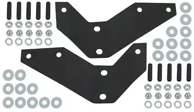 1953-56 Ford F100 F250 F350 Pickup; Front Bumper To Arm Bracket Set; Black EDP • $52.99