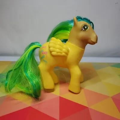 My Little Pony MASQUERADE Twinkle Eye Winged Gem Pegasus Yellow VTG G1 Hasbro  • $19.99