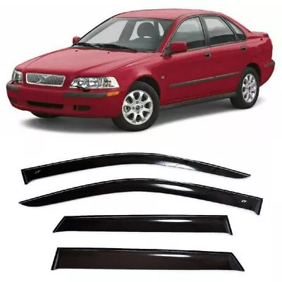 For Volvo S40 I 1995-2003 Side Window Wind Visors Sun Rain Guard Vent Deflectors • $119