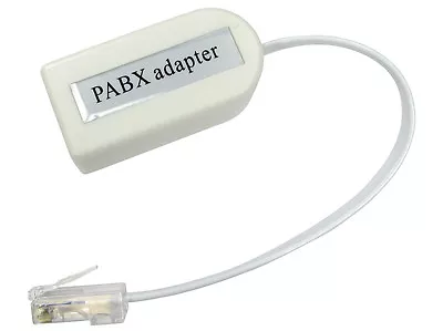 RJ45 Plug To BT Socket PABX Master Line Adapter Unit Telephone Converter • £3.49