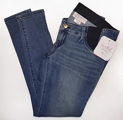 Isabel Maternity Ingrid & Isabel Skinny Blue Denim Jegging Jeans Women's Size 2 • $14.99