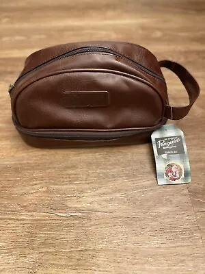 NWT Penguin Men Travel Toiletry Kit With Bottle Luggage Zip Pouch  • $29