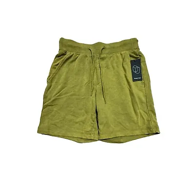 Men's Midweight Knit Drawstring Shorts 6.5  - Original Use Kalamata Green M • $12