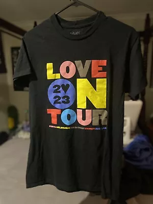 Harry Styles 2023 Love On Tour Australia Multicolour Black Graphic T-Shirt • $60