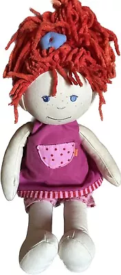 Haba Lotta Soft Stuffed Doll Cotton Cloth Made In Germany 15” • $12