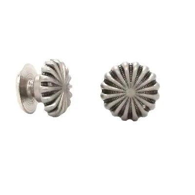 Pinwheel Chicago Screw Concho Antique Nickel 1/2  10 Pack 4862-21 • $5.99