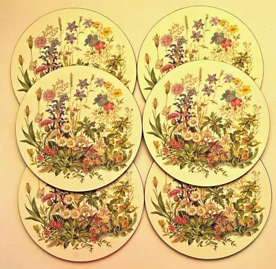 Vintage Pimpernel Round Placemats - 'Meadow Flowers' VGC No Box • $30