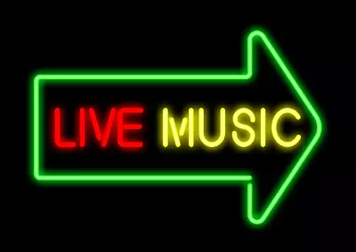 14  Live Music Arrow Custom Colors Neon Sign Lamp Light Visual Beer Bar L1995 • $80.63