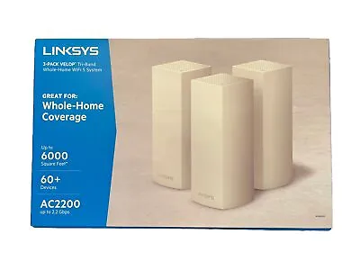 Linksys WHW0303 6 Port Router - White • $79
