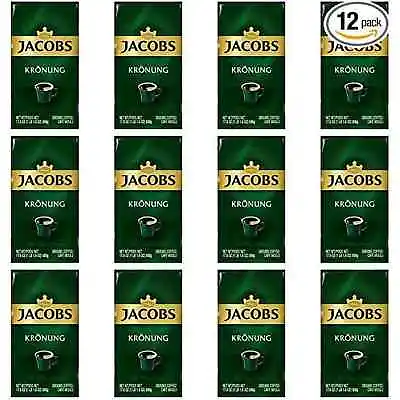 Jacobs Kronung Ground Coffee 500 Gram / 17.6 Ounce (Pack Of 12) • £96.30
