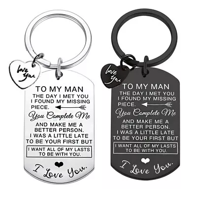 Gift Idea Present For Him Husband Boyfriend Men Birthday Christmas Keyring Gifts • £5.49