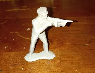 Marx Untouchables Police Officer Cop Shootin Fighting Gray Color '60s Figure Toy • $12.95