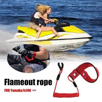 Boat Outboard Engine Motor Lanyard Kill Stop Switch Safety Tether For Yamaha • $9.93