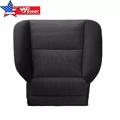 Driver Bottom Seat Cover Cloth For 2015 Chevy Silverado 1500 LS Black • $107.89