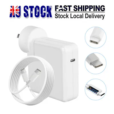 87W USB-C Power Adapter Charger 2M Type-C Cord For Apple Macbook Air Pro Laptop • $25.95