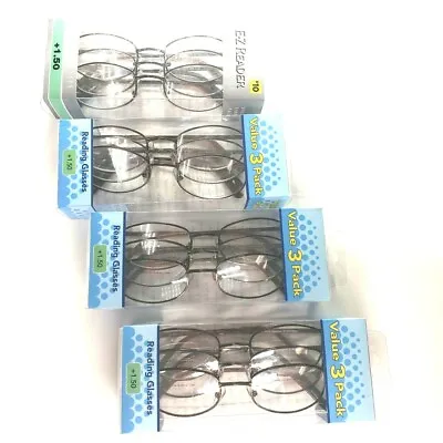 12 Pairs Foster Grant/Magnivision DESIGNER Reading Glasses +1.50 NEW!!! • $19.99