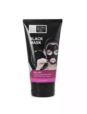 Global Beauty Care Black Mask: Charcoal Infused Peel-Off Mask 5oz • $13.99