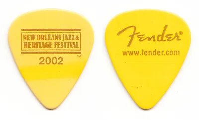 New Orleans Jazz & Heritage Festival Yellow Guitar Pick - 2002 • $8.43