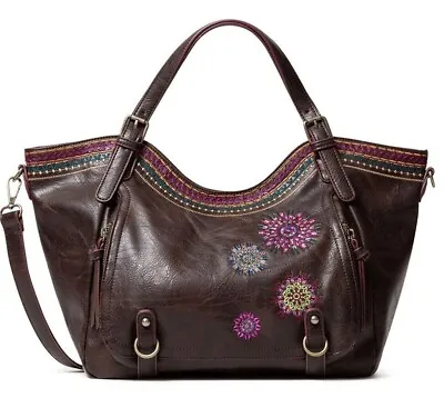 Desigual Women's Embroidery Handbag /Shoulder Bag Brand New With Tag • $95