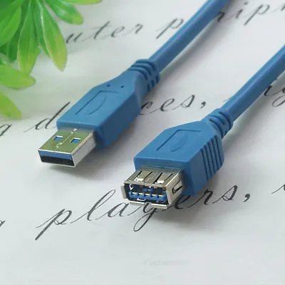 $6.66 • Buy 1M 2M 3M Super High Speed USB 3.0 Extension Cable Cord Type A Male Female AMAF