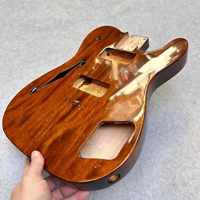 Guitar Body Tele Thinline Fender P90 Hollow Mahogany  Brown 2.61 LBS • $119