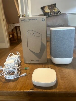 £51 • Buy Vodafone Pro Broadband II Ultra Hub + Super Wifi 6E Router Booster & 4G Backup