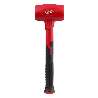 Milwaukee 48 Oz. Dead Blow Hammer Durable Steel Reinforced Handle Red New • $49.51