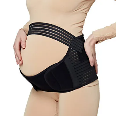 Maternity Belt Waist Abdomen Support Pregnant Women Belly Band Back Brace Warp • £15.99