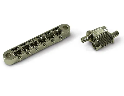 KLUSON® NASHVILLE BRIDGE FOR SAMICK W/STUDS AND INSERTS NICKEL Epiphone KNBS-N • $33