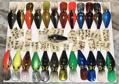 25 Wiggle Warts All 7-8/10 Paint Collect. S&R. Tags. Pre Rapala Storm • $379.87