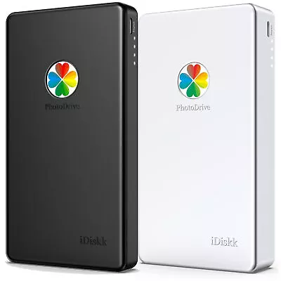 IDISKK PhotoDrive 1TB/2TB External Hard Drive For IPhone IPad MacBook PC Android • $116.99