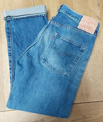 Levis Vintage Clothing LVC 501 Xx Selvedge Denim Big E W33  L32 (1990's) • £45.60